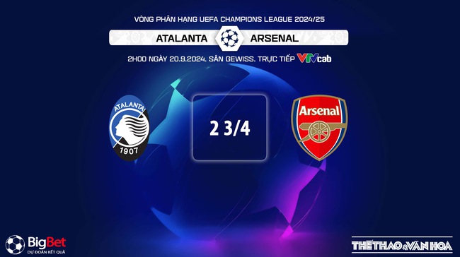 Nhận định, soi tỷ lệ Atalanta vs Arsenal 2h00 ngày 20/9, Champions League vòng bảng - Ảnh 7.